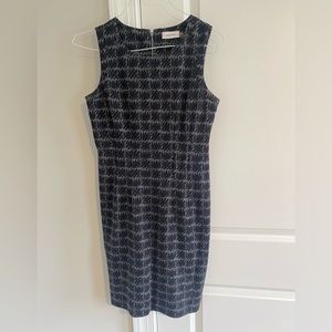 Black and gray Calvin Klein sheath dress. work office dress size 6
